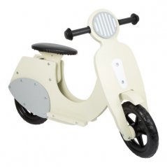 Petit scooter à pied Bella Italia crème