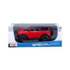 Maisto - 2021 Ford Bronco Wildtrak, rouge, 1:18