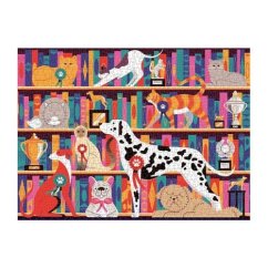 Galison Puzzle Zwierzęta na wystawie 1000 elementów