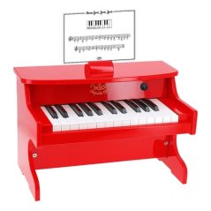 Pianoforte elettronico Vilac rosso