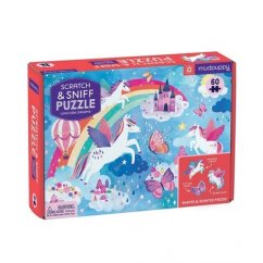 Mudpuppy Puzzle Unicorn Dreams cu parfum 60 de piese