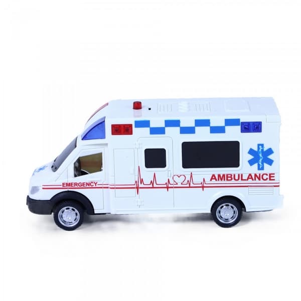 Autoambulanza con suoni e luci