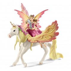 Schleich 70568 Feya cu unicornul Pegasus