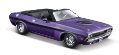 Maisto - 1970 Dodge Challenger R/T Convertible, lila metál, 1:24