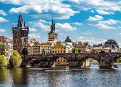 Prague : Vue du Pont Charles 1000 pièces