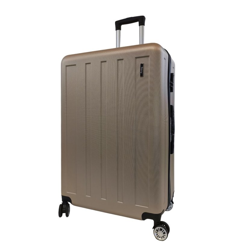 Bavy Cestovní kufr skořepinový 28" Stripes Gold beige