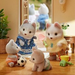 Sylvanian Families Tandemové kolo pro Husky sourozence