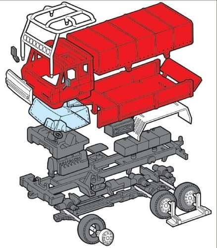 Monti System 10 Rallye Dakar Tatra 815 1:48
