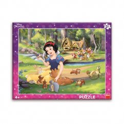 Dino Snehulienka a zvieratá 40 doskové puzzle