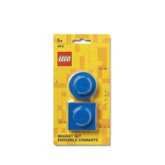 Magneți LEGO, set de 2 - albastru