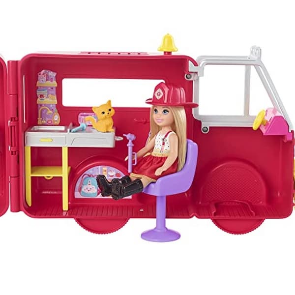 Camion de pompiers Barbie Chelsea