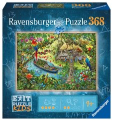 Ravensburger Exit KIDS Puzzle: Džungľa 368 kusov