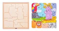 Puzzle sur planche - Animaux