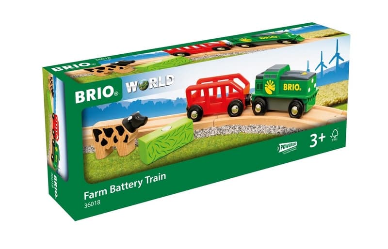 Brio : train agricole alimenté par batterie