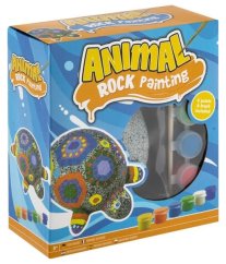 Peinture sur pierre Tortue 12 cm