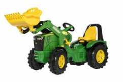 John Deere Premium X-Trac lábbal hajtott traktor elülső rakodóval