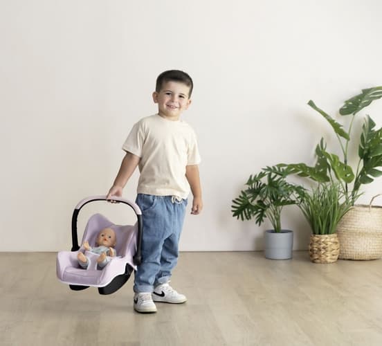 Autosedačka Maxi-Cosi pro panenky světle růžová