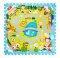 Plastica habszivacs puzzle falu, 9 darab