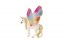 Unicornio con alas arco iris zooted plástico 13cm en bolsa
