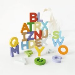 Le Toy Van Petilou Lettres dans un sac en toile