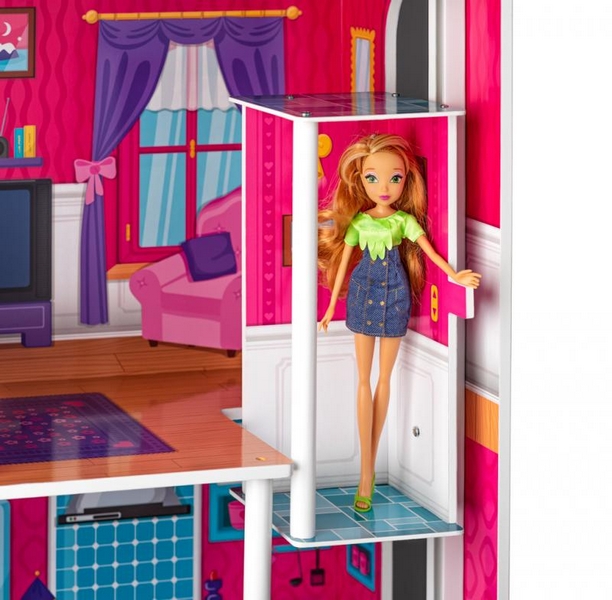 Barevný domeček Mirabella s výtahem