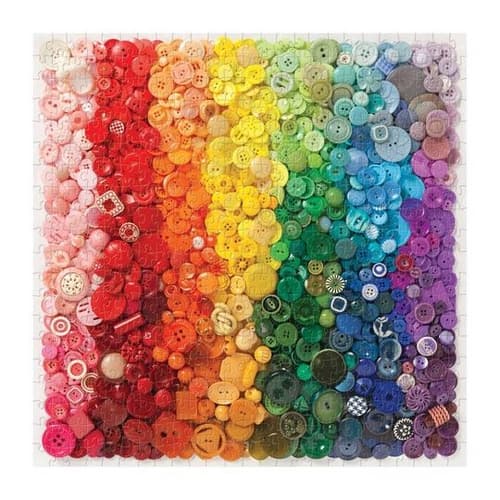 Galison Puzzle Bottoni Arcobaleno 500 pezzi