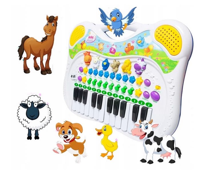 Detské klavírne zvieratá