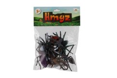 Insecte 8 buc plastic 7-12 cm într-o pungă