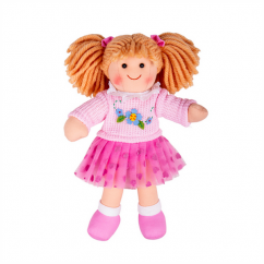 Bigjigs Toys Látková bábika Jasmin 28cm