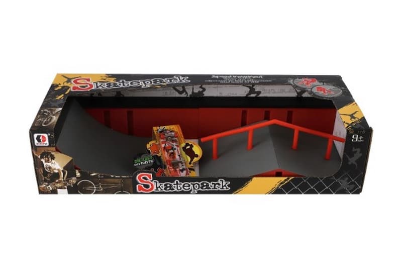 Skatepark - skateboard prstový šroubovací plast v krabici