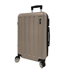 Bavy Cestovní kufr skořepinový 20" Stripes Gold beige