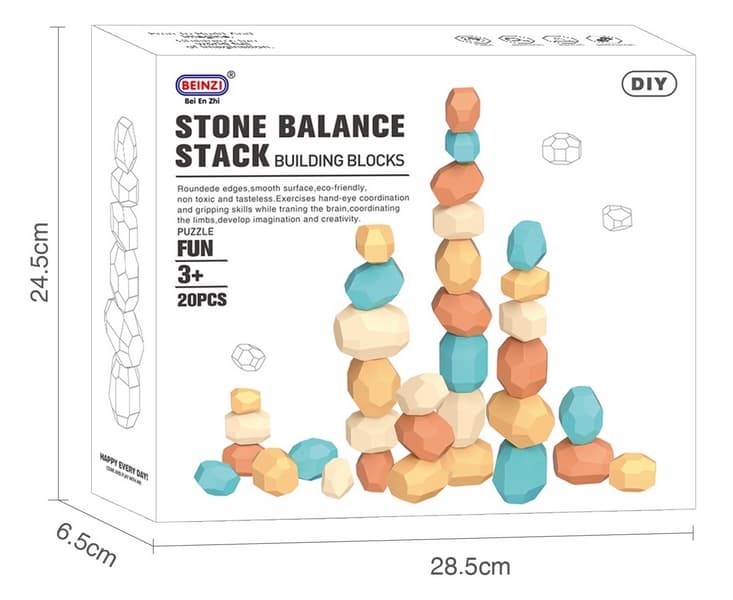 Balančné kamene 20 ks