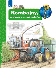 Knížka Kombajny, traktory a nakladače 24x28cm CZ text