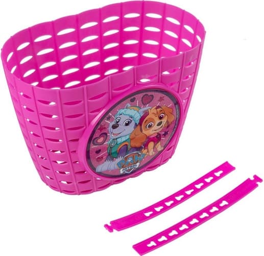 Cesta para bicicleta infantil PAW PATROL niñas