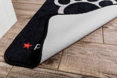 PET REBELLION Běhoun XL Black 57x110cm