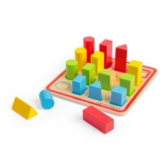 Bigjigs Zabawki Kolorowe Kształty Wstawek