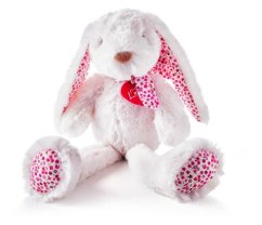 Ella iepure alb mare 38 cm