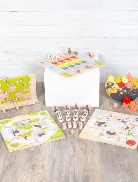 Jeu de puzzle des petits pieds pour 4 amis