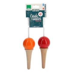 Vilac Jump Rope Ice Cream două arome roșu