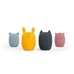 Bigjigs Toys Silikónové zvieratká do kúpeľa pre mačky
