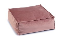 Designed by Lotte Polštář Velveti pro kočky růžový 50x50x20cm
