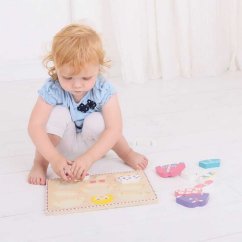 Puzzle Bigjigs per la vestizione del bambino, bambina