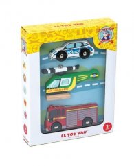 Le Toy Van Set de mașini de salvare