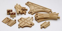 Brio 33307 Jeu de rails pour voies ferrées, 11 pièces