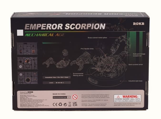 RoboTime 3D puzzle mecanic Emperor Scorpion