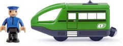 Voiture électrique moderne - verte