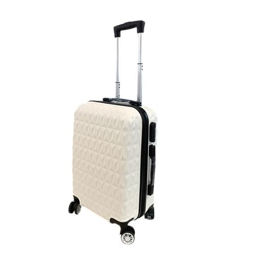Bavy Cestovní kufr skořepinový 20" Diamond White
