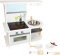 Petit pied de cuisine en bois gracieux
