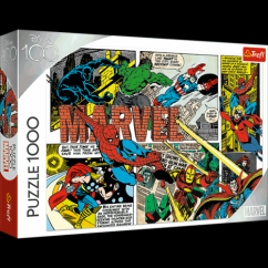 Puzzle Vengadores Invictos 1000 piezas 68,3x48cm en caja 40x27x6cm