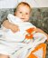 Doudou Manta de bebé de felpa de zorro 70x100 cm